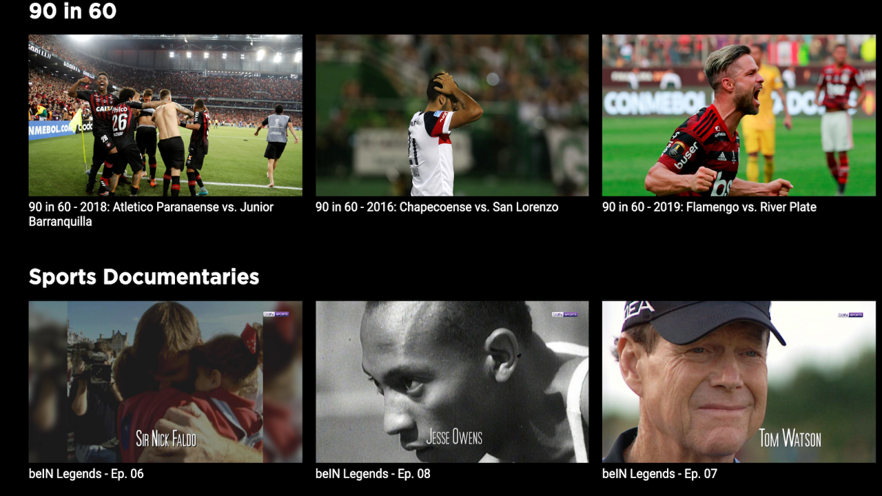 beIN Sports Connect US Roku Channel Store Roku