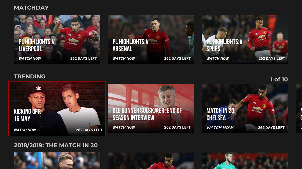 MUTV - Manchester United TV | Roku Channel Store | Roku