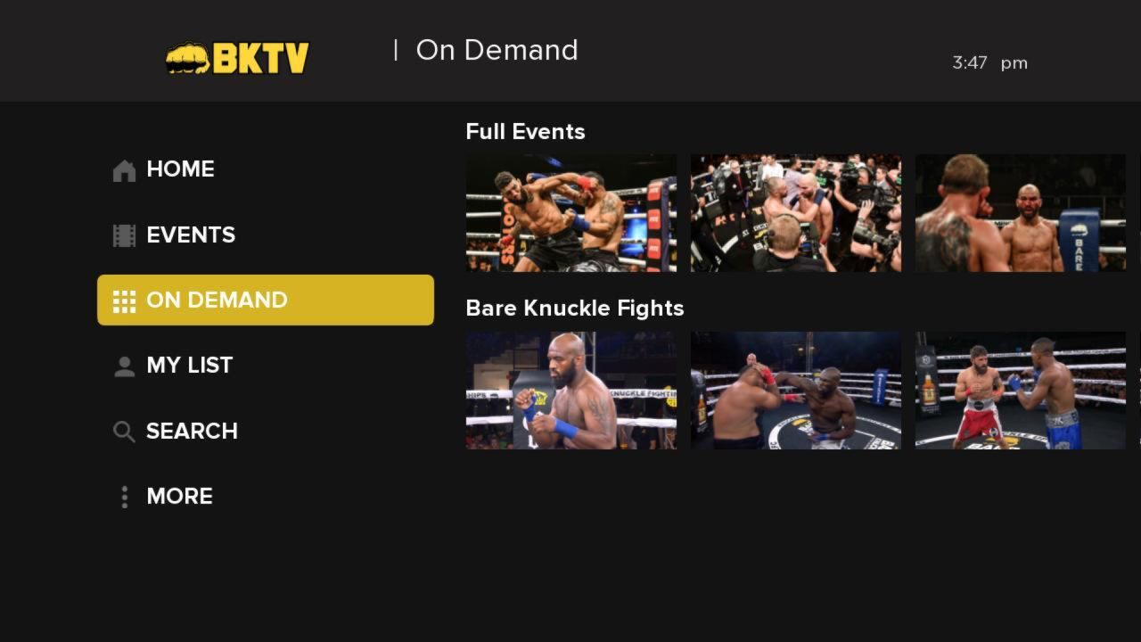 Bare Knuckle TV | TV App | Roku Channel Store | Roku