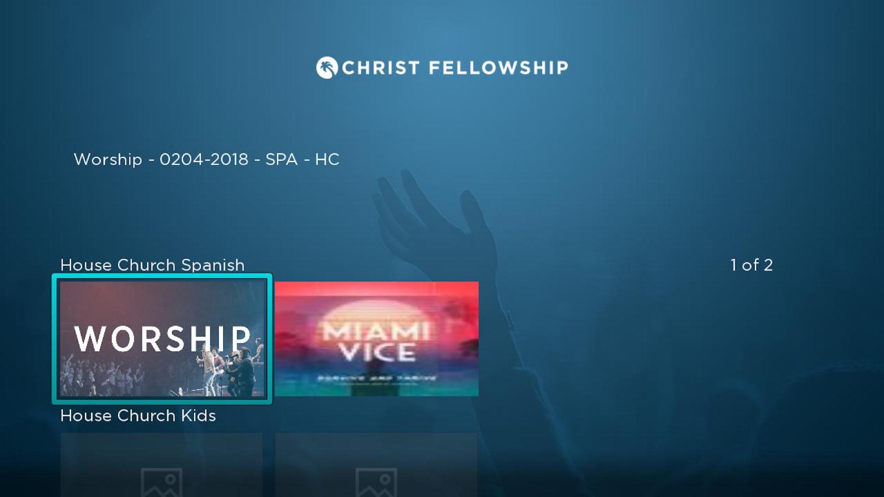 Christ Fellowship Miami Tv App Roku Channel Store Roku