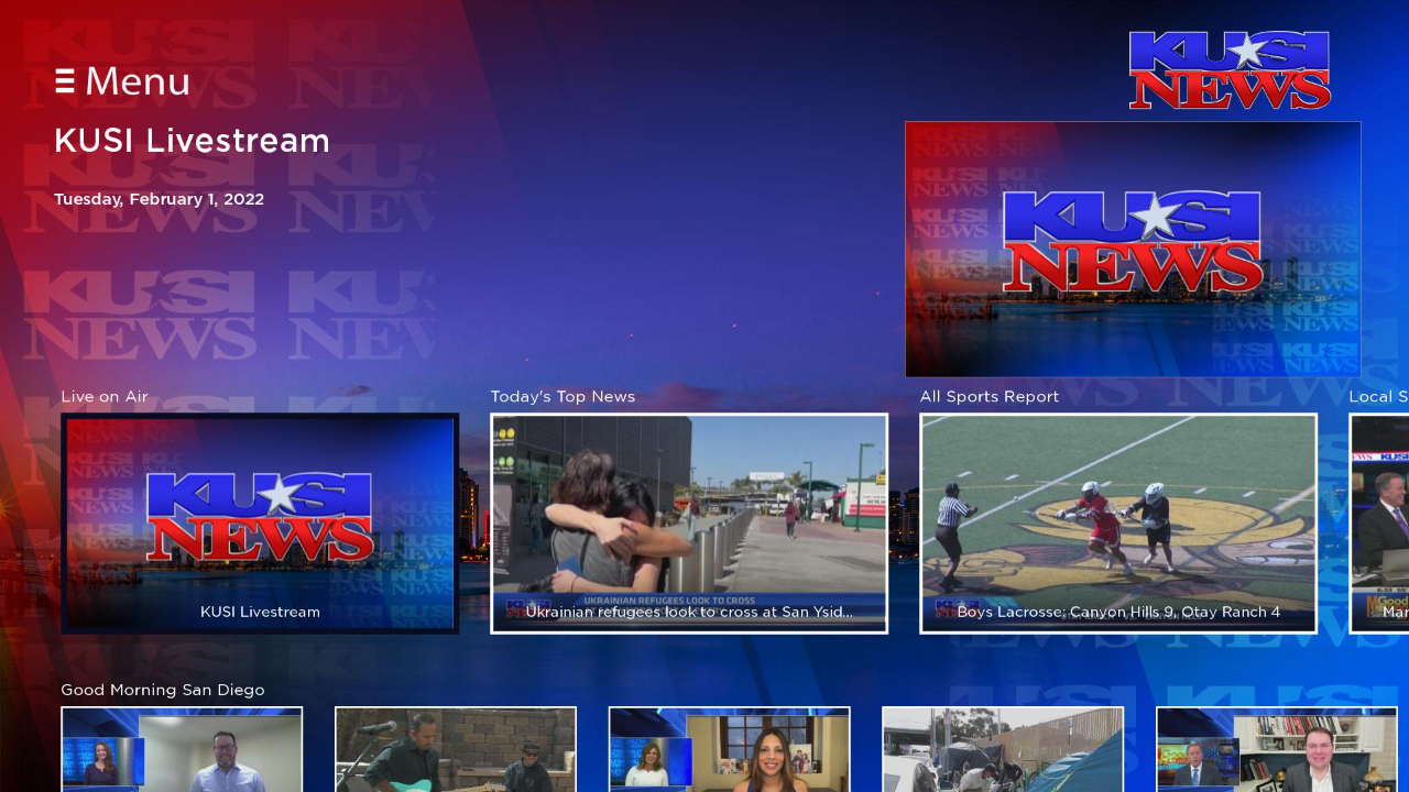 KUSI News TV App Roku Channel Store Roku