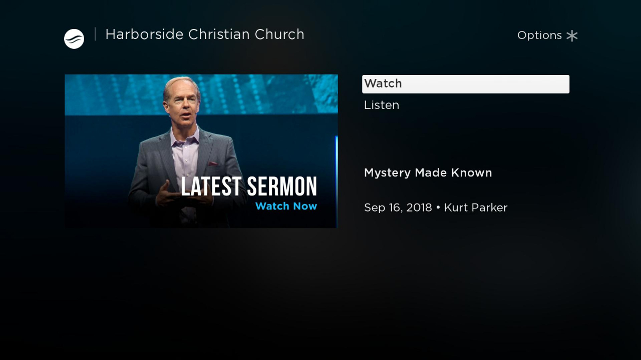 Harborside Christian Church TV App Roku Channel Store