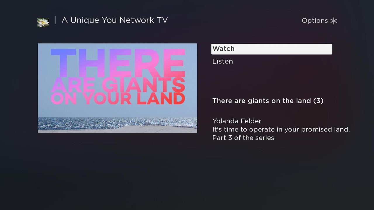 A Unique You Network TV TV App Roku Channel Store Roku
