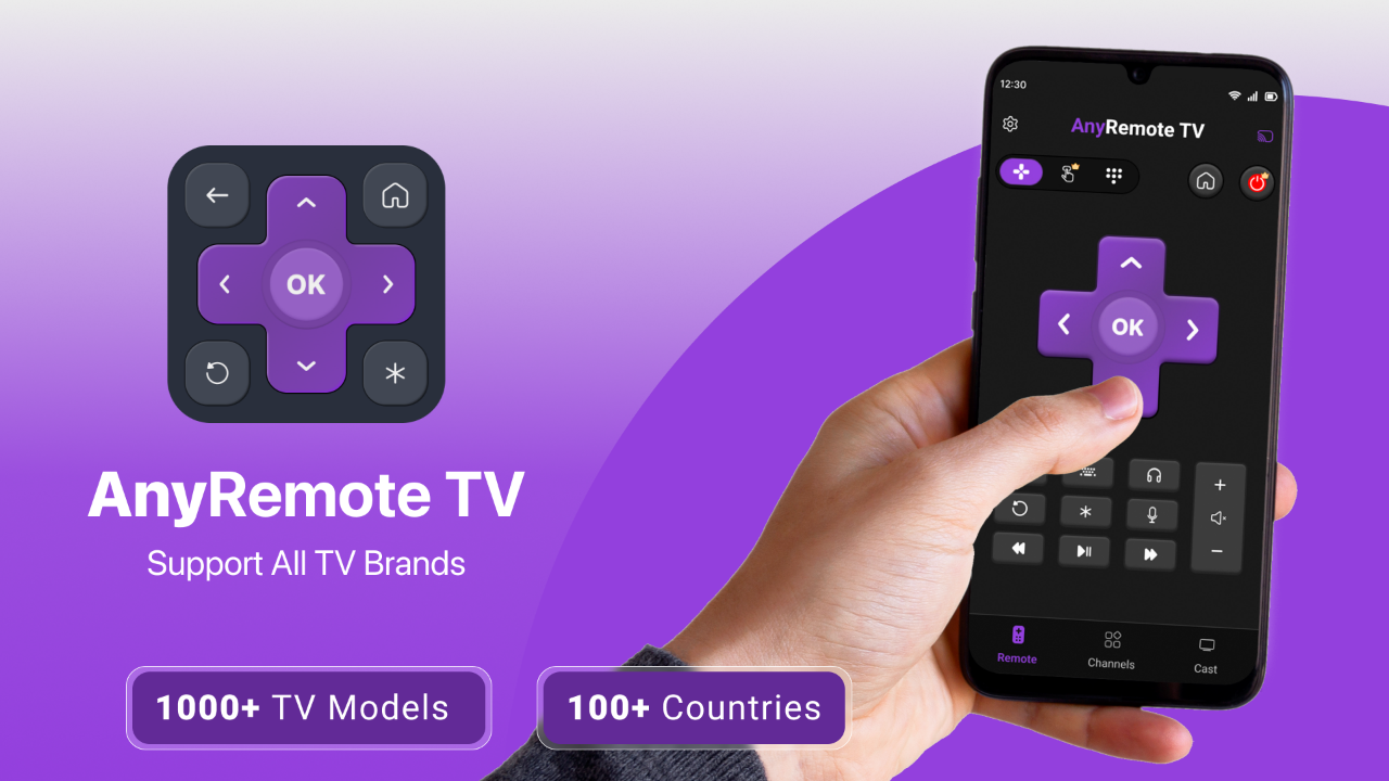 AnyRemote Cast to TV TV App Roku Channel Store Roku