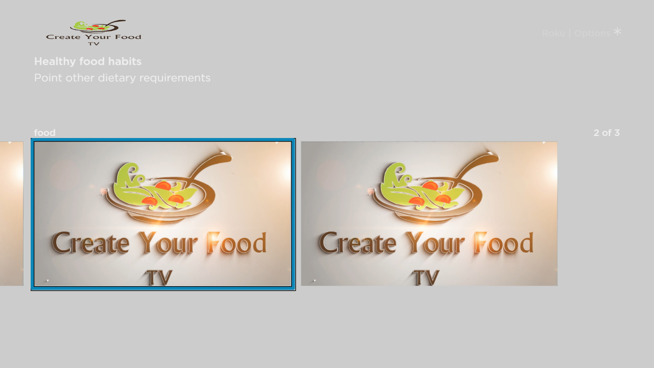 Create Your Food TV TV App Roku Channel Store Roku