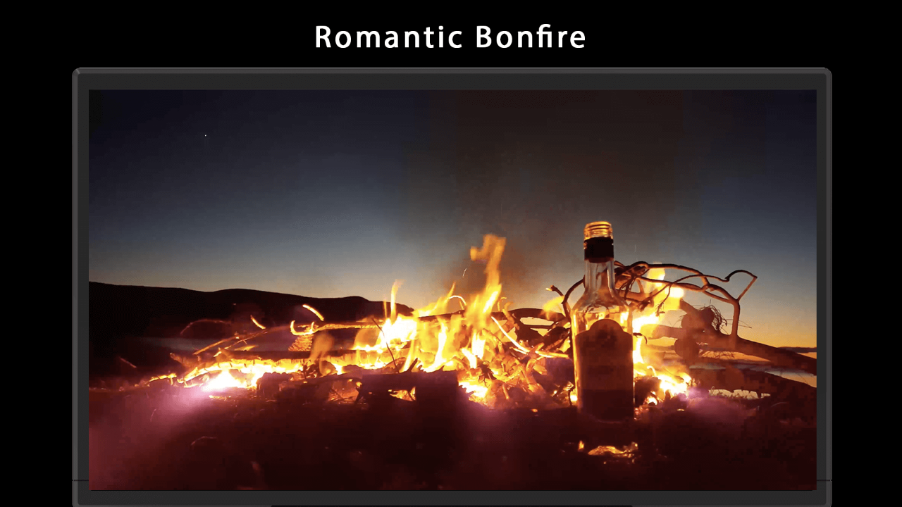 Fireplace Master Collection Fire Video Screensaver TV App Roku