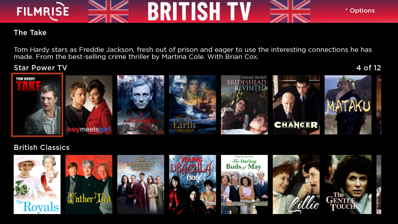 FilmRise British TV Roku Guide