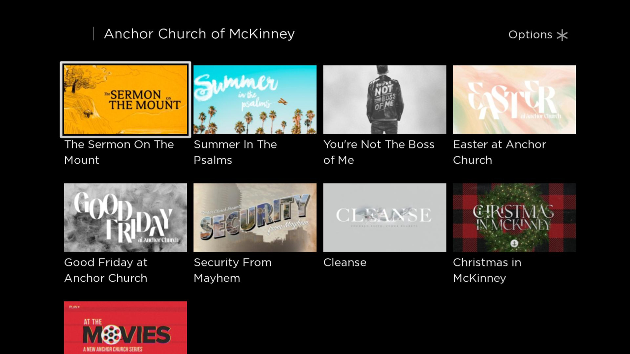 Anchor Church of McKinney TV App Roku Channel Store Roku