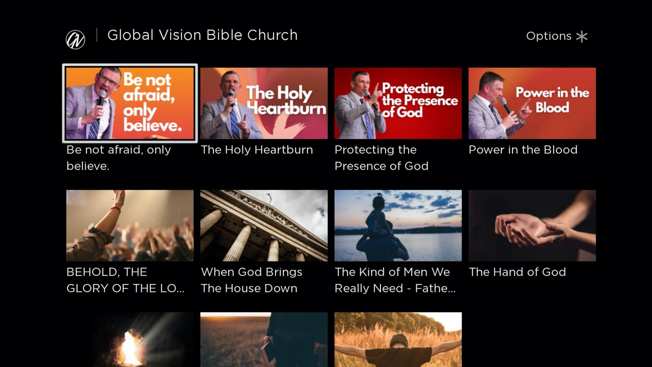 Global Vision Bible Church TV App Roku Channel Store Roku