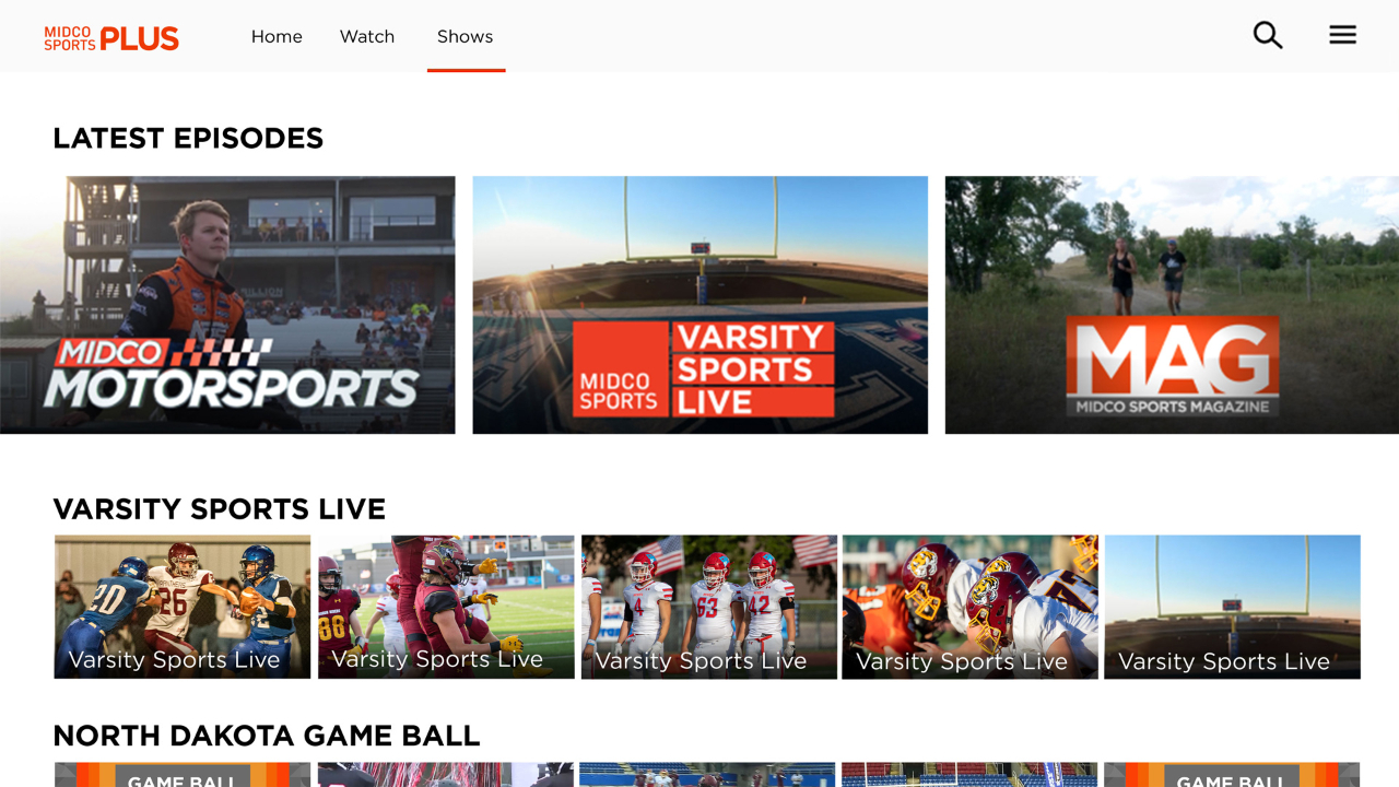 Midco Sports Plus TV App Roku Channel Store Roku