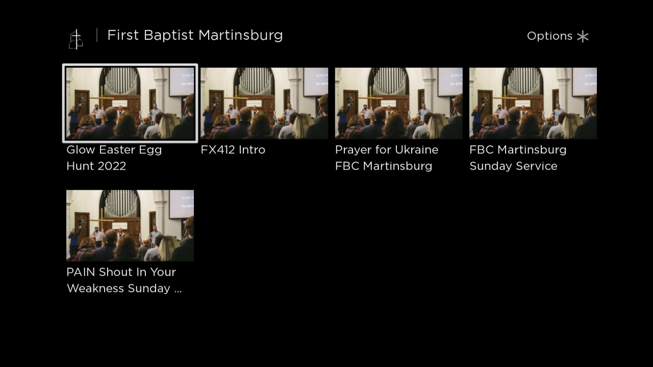 First Baptist Martinsburg TV App Roku Channel Store Roku