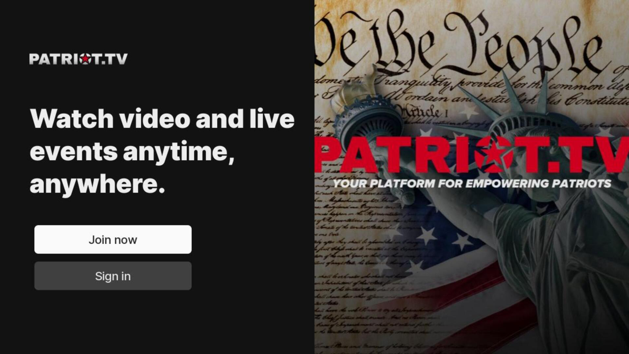 Patriot.tv TV App Roku Channel Store Roku