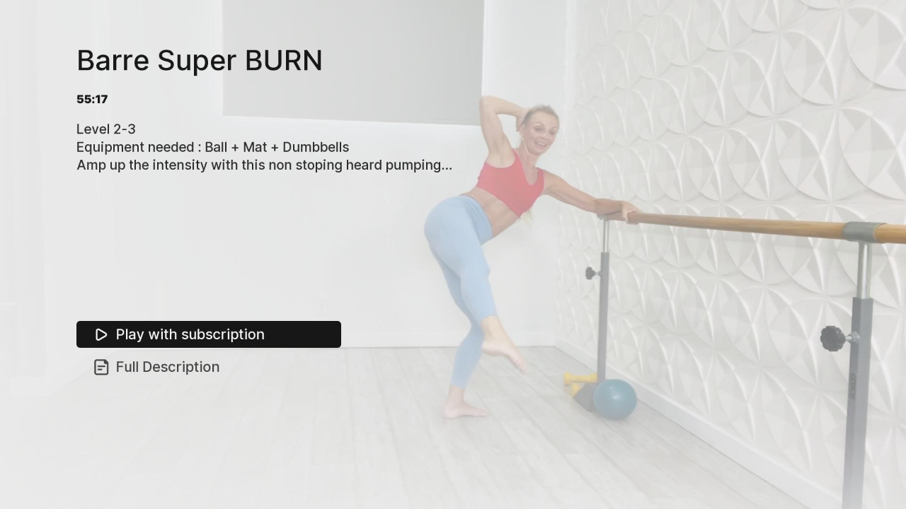 Pilates Barre On Demand TV App Roku Channel Store Roku