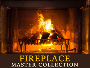 Fireplace Master Collection - Fire Video Screensaver to Relax