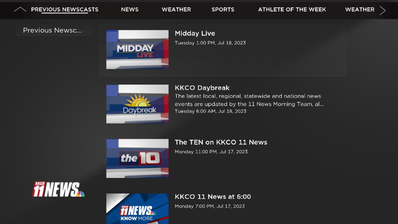 KKCO Eleven News | TV App | Roku Channel Store | Roku