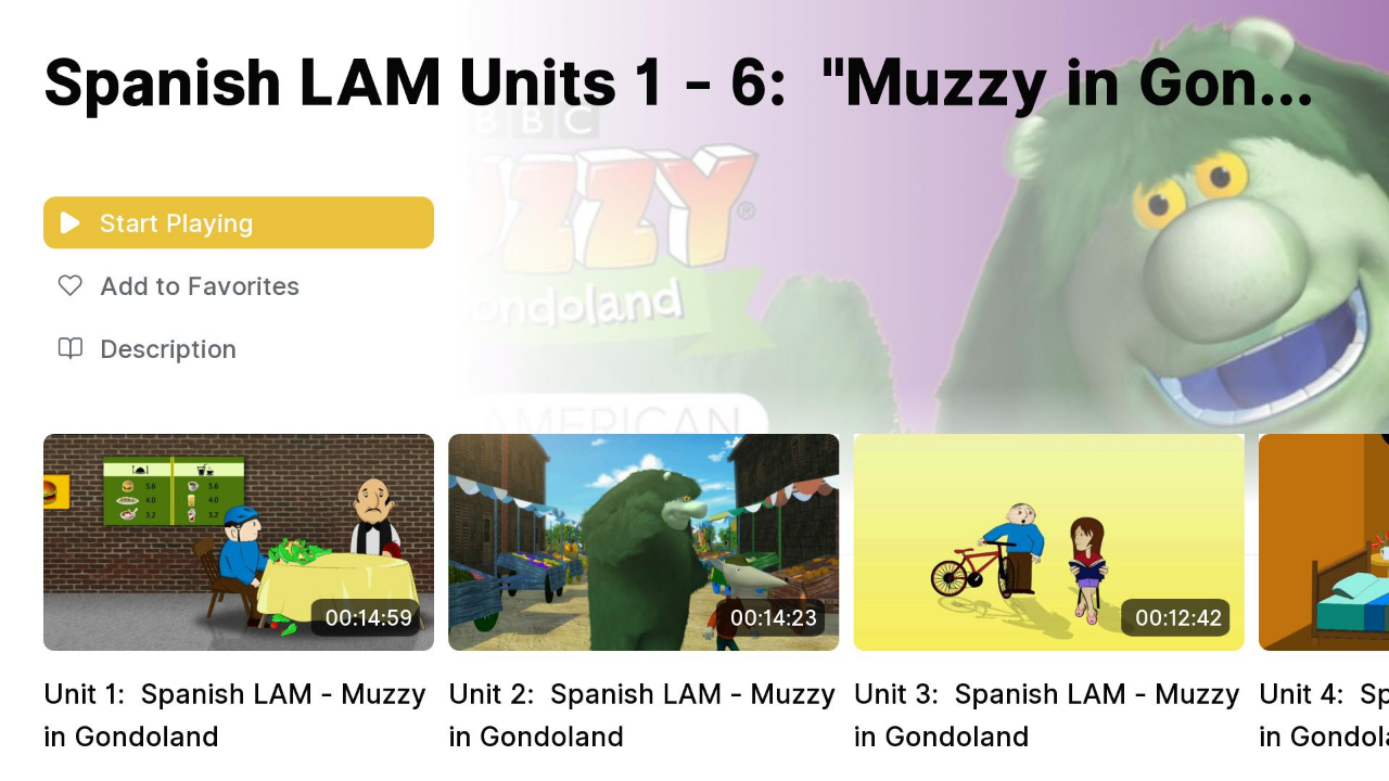 MUZZY BBC TV app Roku Channel Store Roku