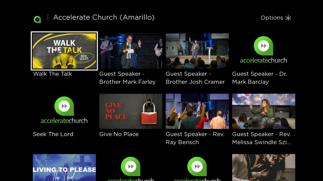 Accelerate Church (Amarillo) | TV App | Roku Channel Store | Roku