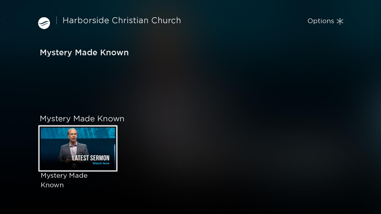Harborside Christian Church TV App Roku Channel Store