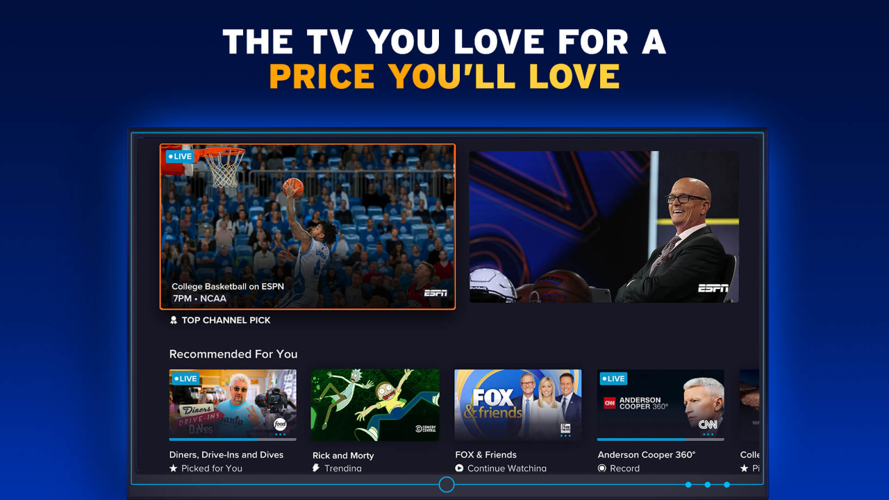 Sling TV - Watch Live Sports, News & Entertainment + Stream Free Movies