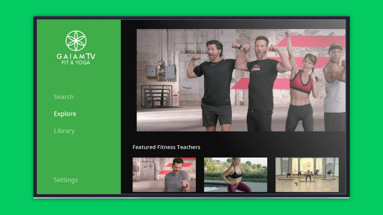 Gaiam TV Fit & Yoga TV App Roku Channel Store Roku