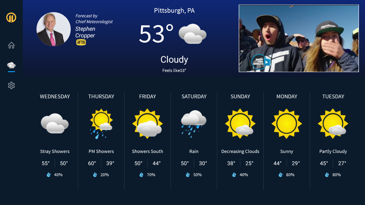 WPXI Channel 11 News Pittsburgh TV app Roku Channel Store Roku
