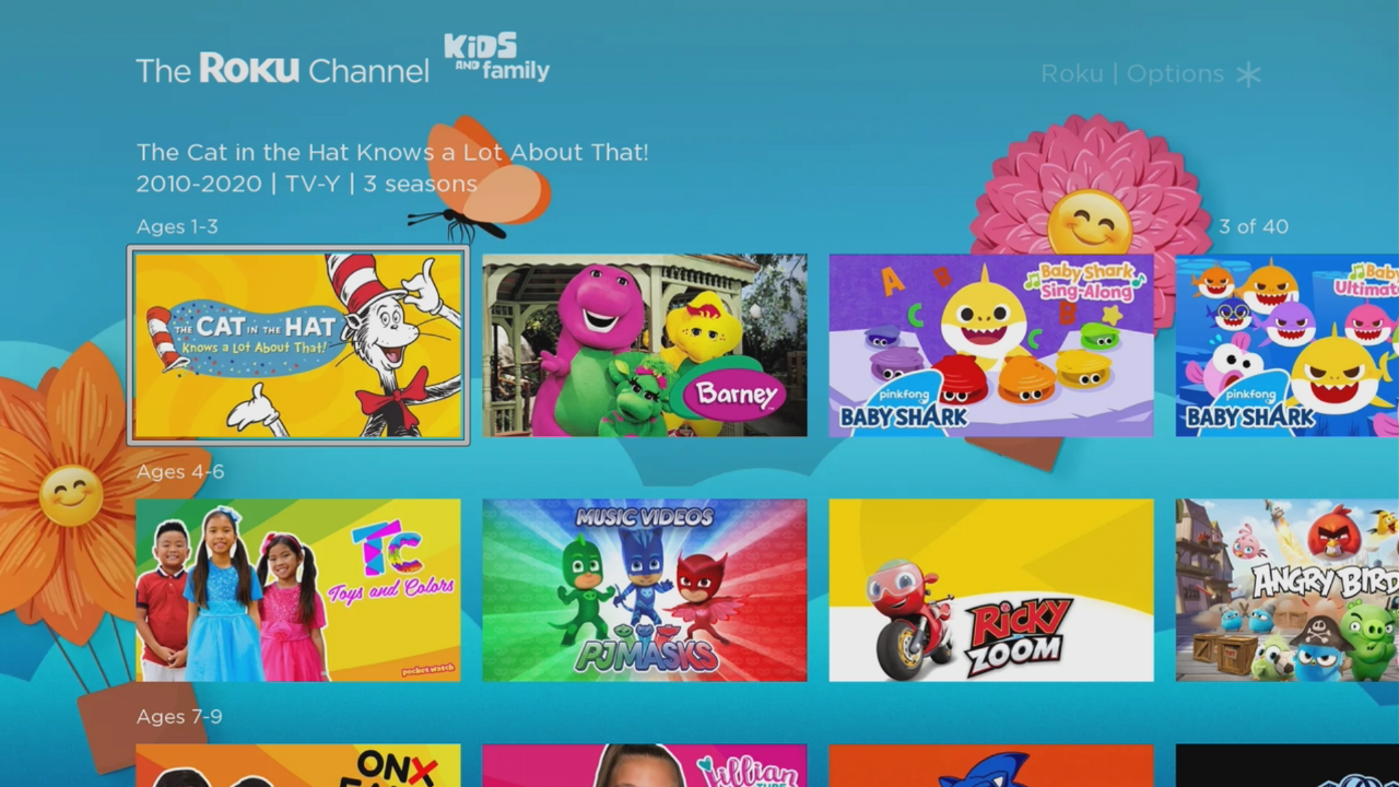 Kids & Family on The Roku Channel | TV App | Roku Channel Store | Roku
