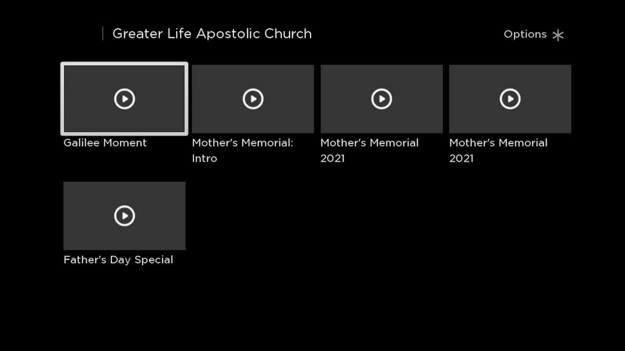Greater Life Apostolic Church TV App Roku Channel Store Roku