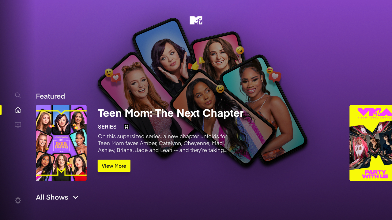 MTV TV App Roku Channel Store Roku