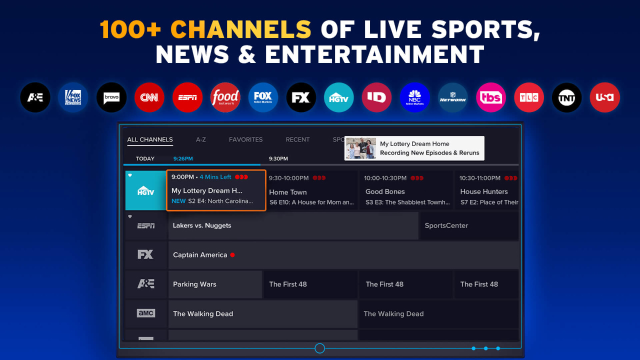 Sling TV - Live Sports, News, Shows + Freestream | TV App | Roku ...