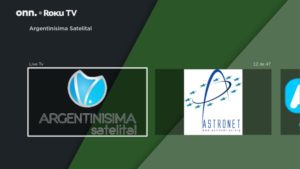 Television de argentina TV App Roku Channel Store Roku