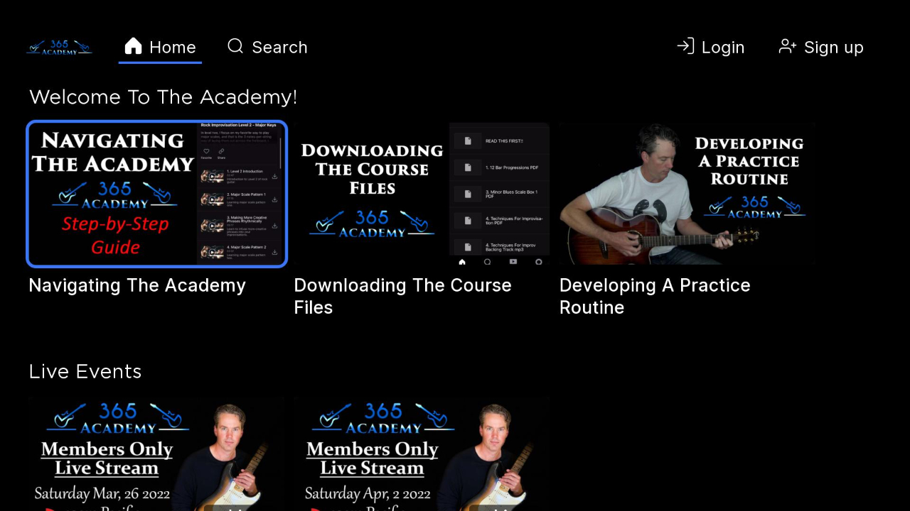 Guitar Lessons 365 Academy TV App Roku Channel Store Roku