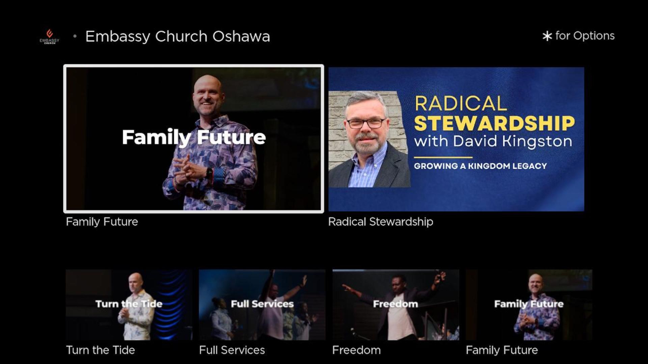 Embassy Church Oshawa | TV App | Roku Channel Store | Roku