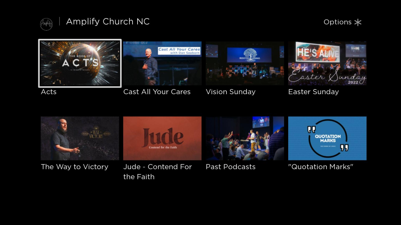 Amplify Church NC | TV App | Roku Channel Store | Roku