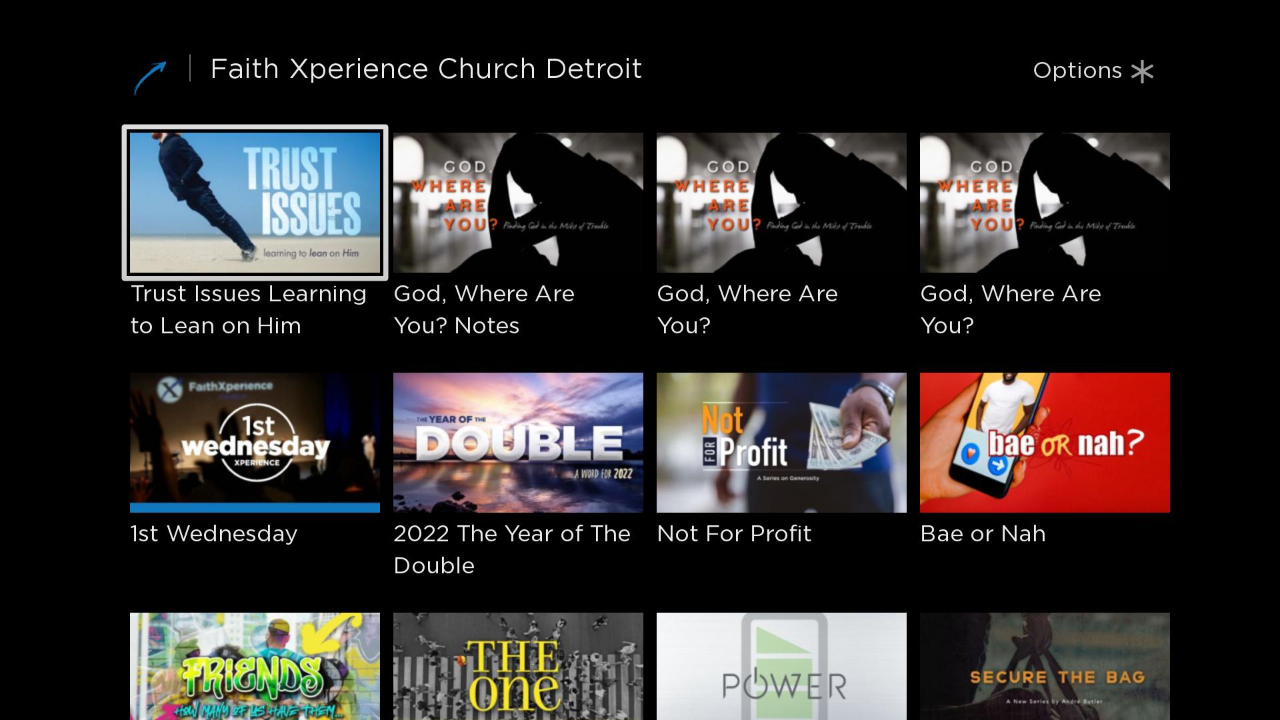 Faith Xperience Church Detroit TV App Roku Channel Store Roku
