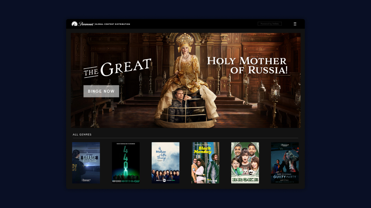 Paramount Global Distribution TV App Roku Channel Store Roku