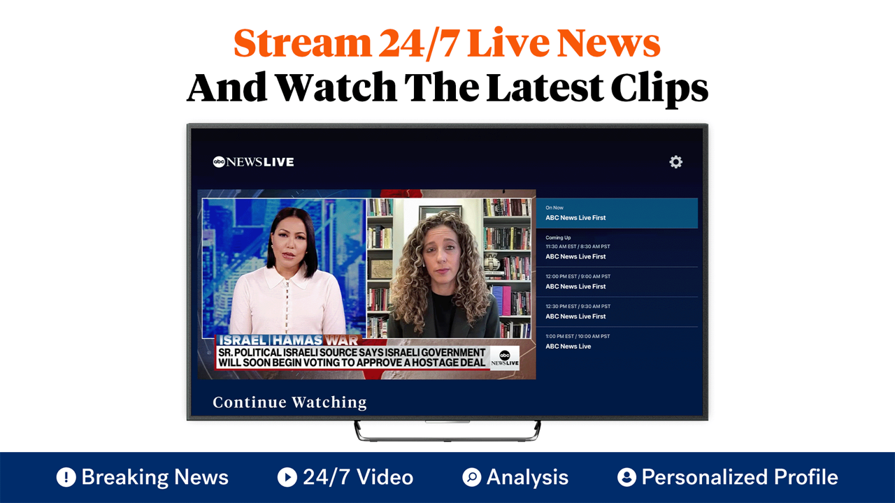 ABC News: Live & Breaking News | TV App | Roku Channel Store | Roku