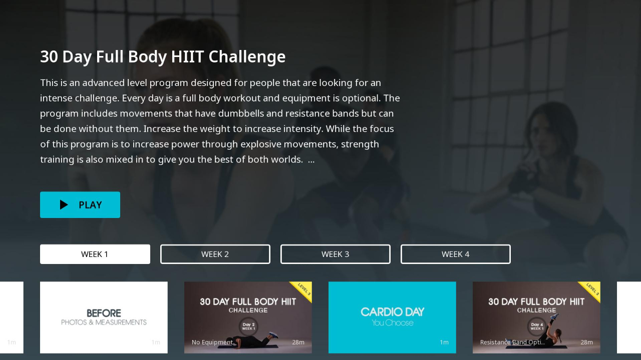 Group HIIT Home Workouts TV App Roku Channel Store Roku