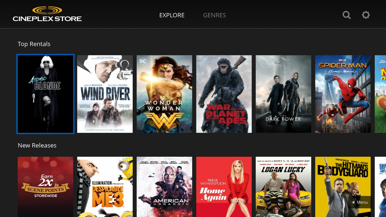 Cineplex Store TV App Roku Channel Store Roku