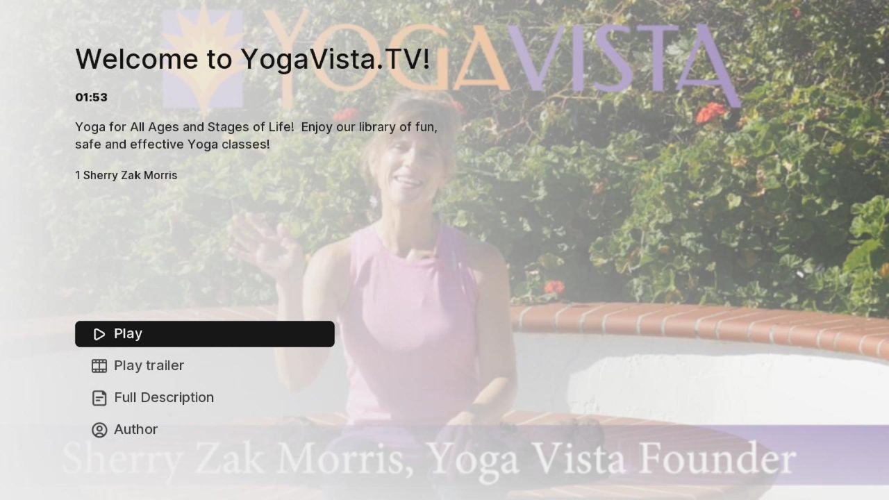 Yoga Vista TV App Roku Channel Store Roku