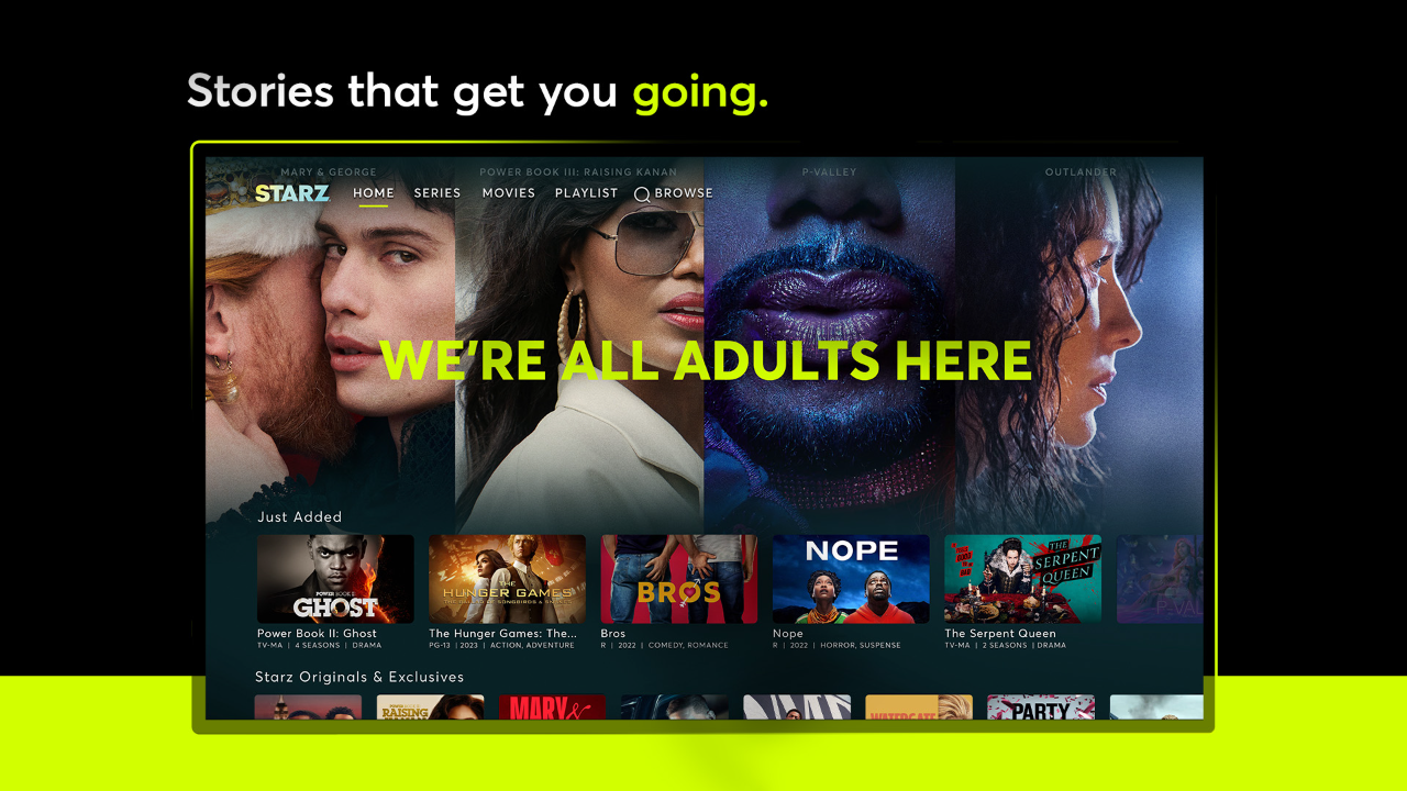 Starz tv app roku channel store roku
