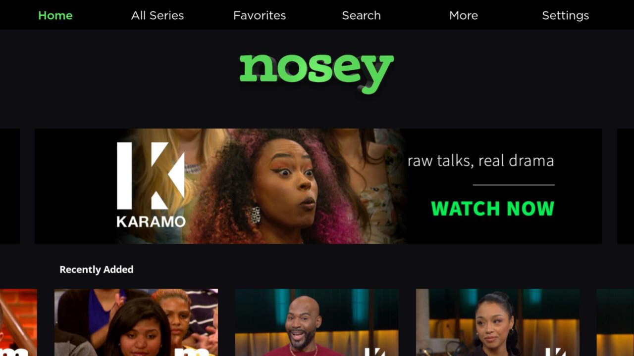 Nosey TV App Roku Channel Store Roku