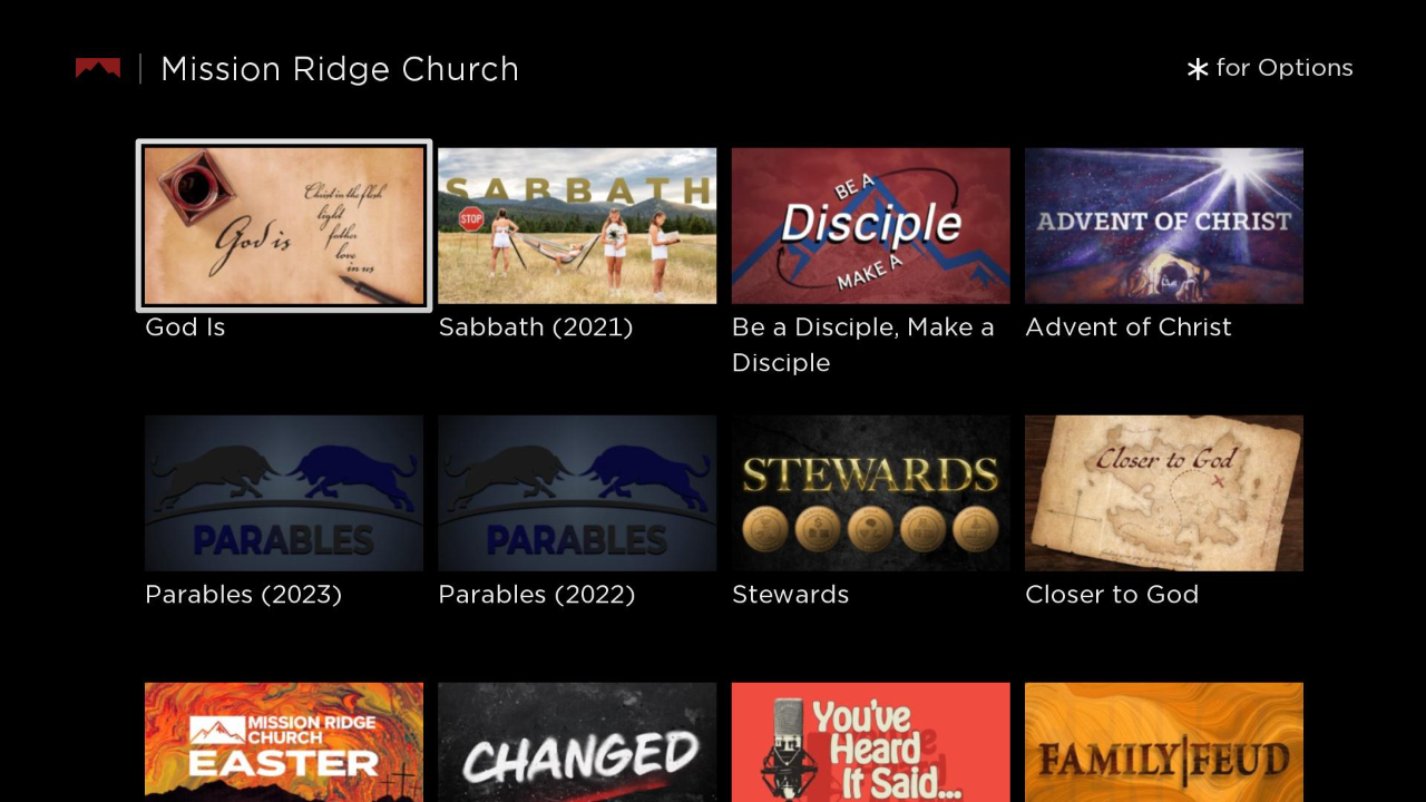 Mission Ridge Church TV App Roku Channel Store Roku