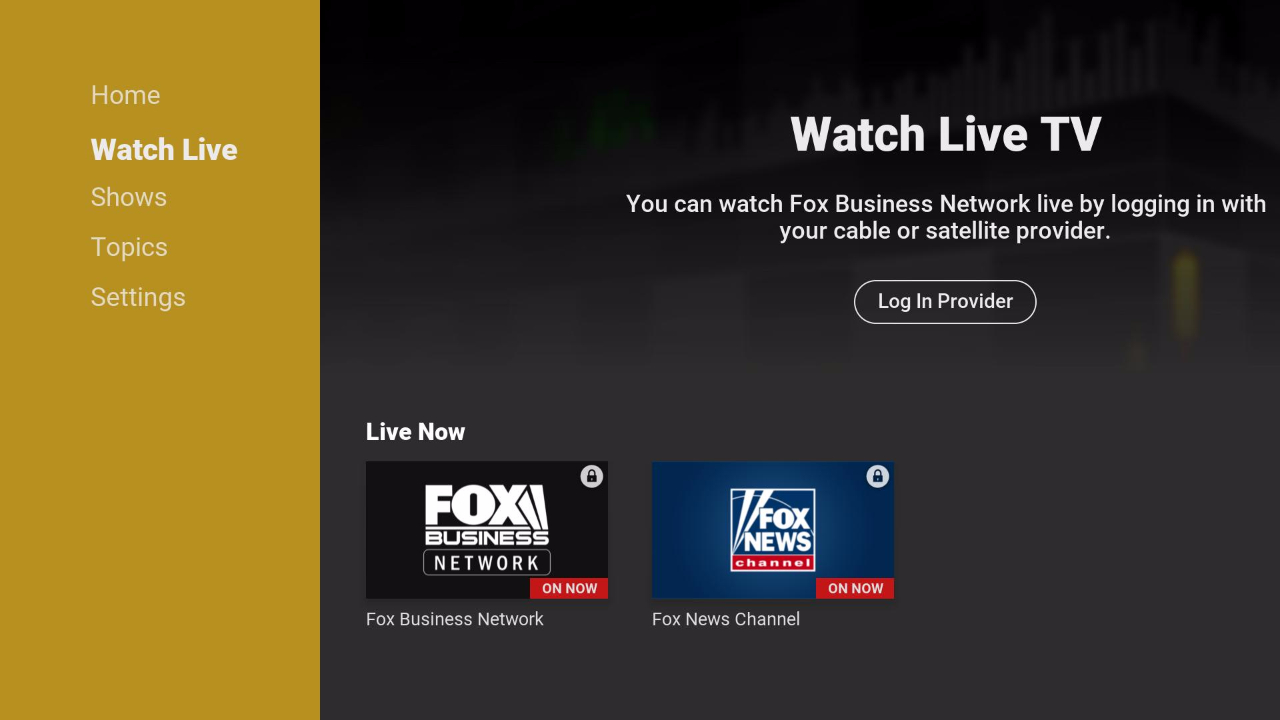 Fox Business Network Tienda de canales Roku Roku