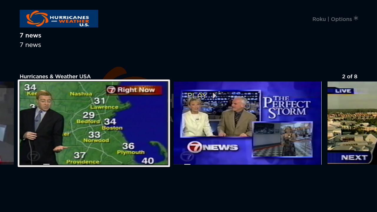 Hurricanes & Weather USA TV App Roku Channel Store Roku
