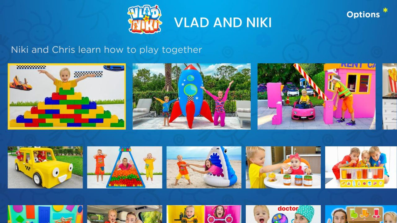 Vlad and Niki TV App Roku Channel Store Roku