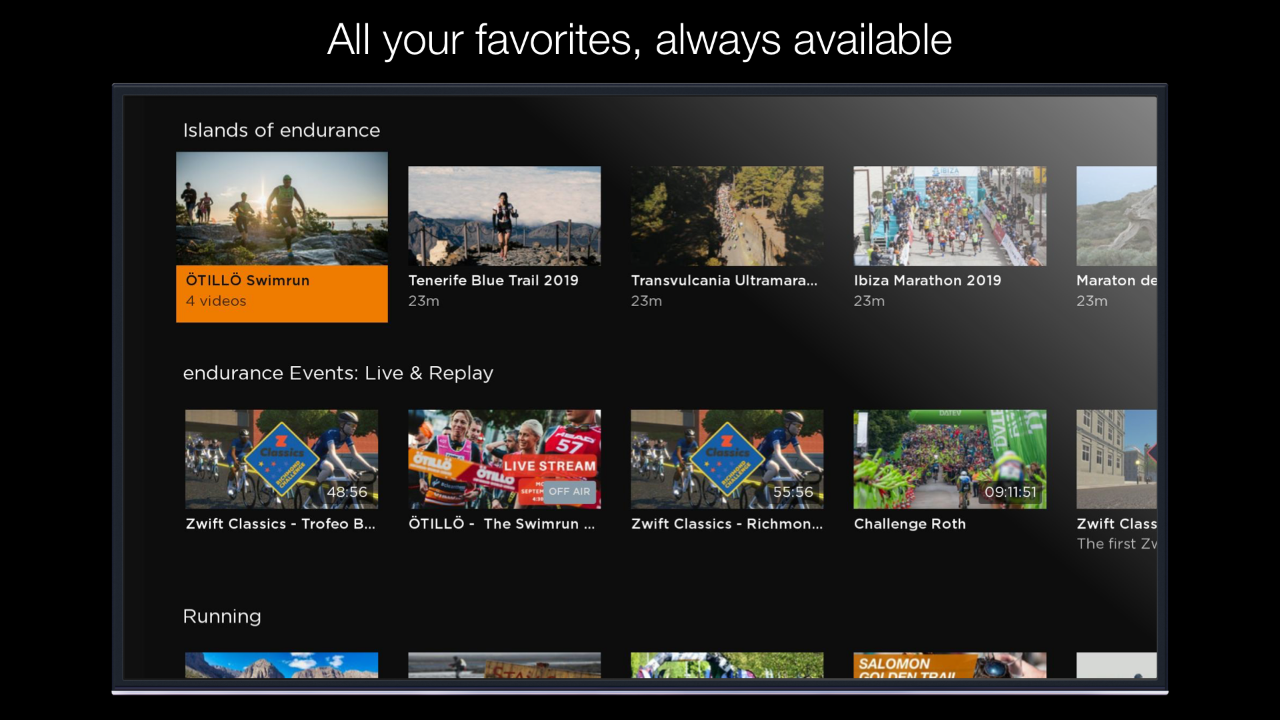 endurance sports TV | TV App | Roku Channel Store | Roku
