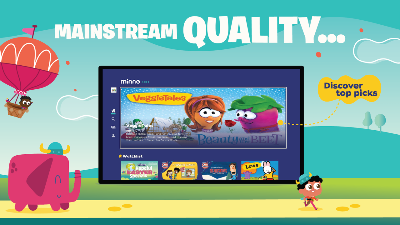 Minno - Kids Bible Videos | TV App | Roku Channel Store | Roku