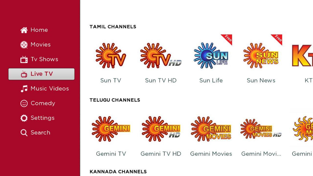 Sun NXT US | Roku Channel Store | Roku