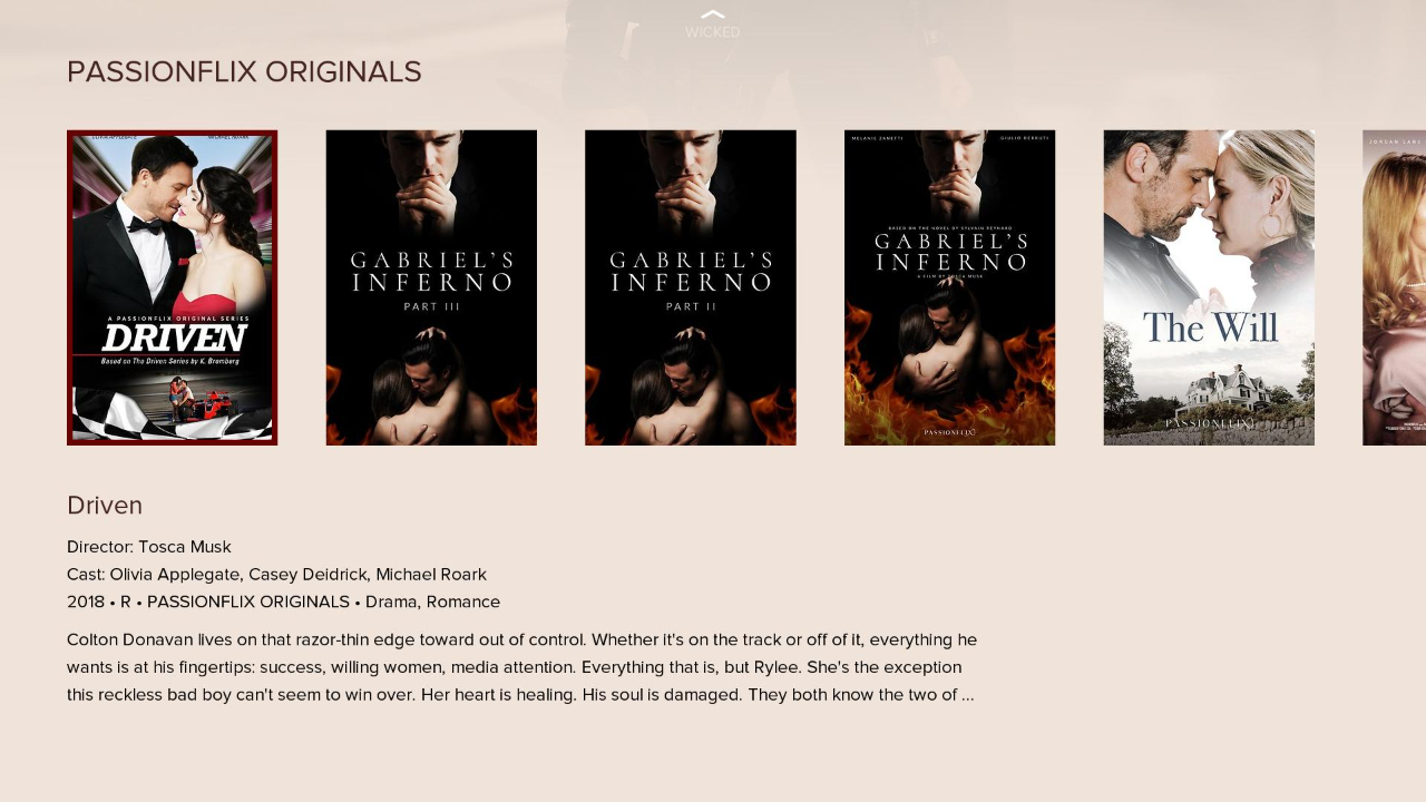 Passionflix | TV App | Roku Channel Store | Roku
