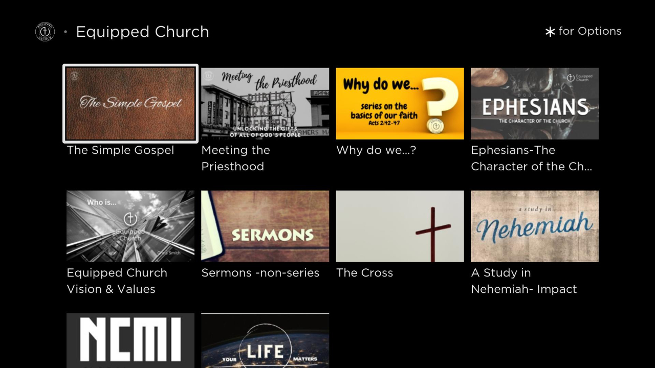 Equipped Church | TV App | Roku Channel Store | Roku